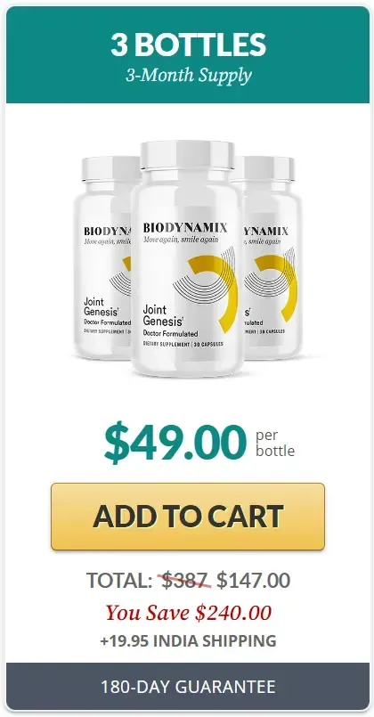 Joint Genesis buy 3 bottle